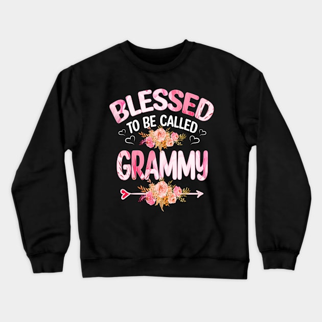grammy - blessed to be called grammy Crewneck Sweatshirt by Bagshaw Gravity